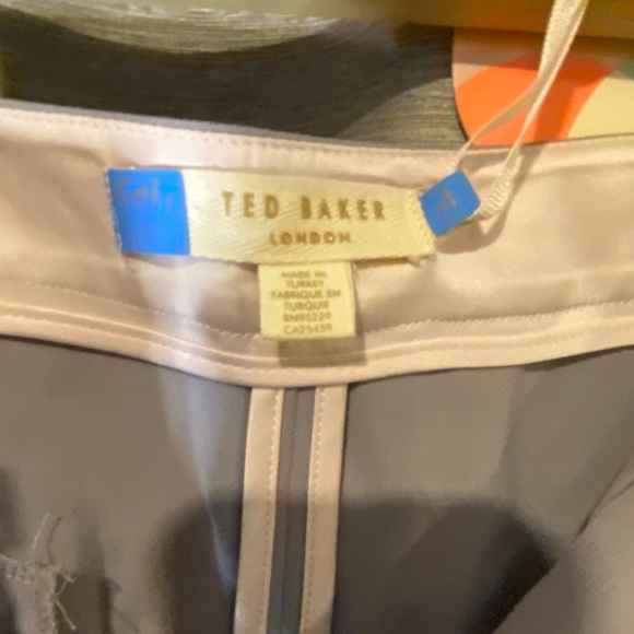 NWT Gray/Purple Ted Baker Ankle Length Pants - Picture 6 of 8